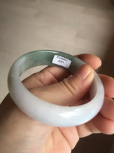 Load image into Gallery viewer, 54.2mm Certified type A 100% Natural dark green brown white purple Jadeite bangle AD120-3001
