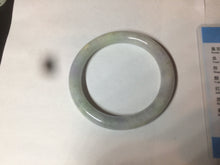 Load image into Gallery viewer, 52.5mm 100% natural certified icy green/purple/yellow  round cut jadeite jade bangle BF70-2546
