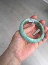 Load image into Gallery viewer, 54.9mm certified natural Type A apple green red jadeite jade bangle BN10-7078
