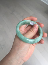 Load image into Gallery viewer, 54.9mm certified natural Type A apple green red jadeite jade bangle BN10-7078
