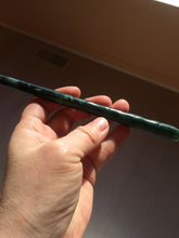 Load image into Gallery viewer, 17cm 100% Natural dark green/black bamboo Xiu Jade Serpentine hairpin AW1
