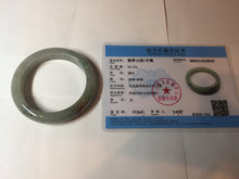 Load image into Gallery viewer, 56.2mm certified Type A 100% Natural green/red/gray/purple (FU LU SHOU) Jadeite Jade bangle BL78-8659
