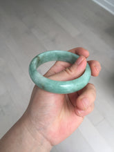 Load image into Gallery viewer, 54.9mm certified natural Type A apple green red jadeite jade bangle BN10-7078
