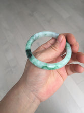 Load image into Gallery viewer, 52.5mm certified 100% natural Type A sunny green purple slim jadeite jade bangle BN9-7083
