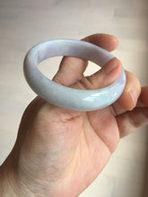 Load image into Gallery viewer, 51mm certified 100% natural Type A light green purple white jadeite jade bangle PB190-3883
