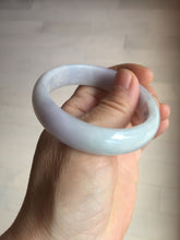 Load image into Gallery viewer, 51mm certified 100% natural Type A light green purple white jadeite jade bangle PB190-3883
