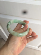 Load image into Gallery viewer, 59.5mm certified Type A 100% Natural sunny green Jadeite bangle AX76-6145
