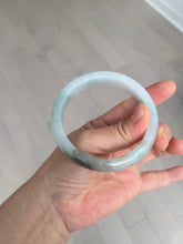 Load image into Gallery viewer, 57.5mm Certified Type A 100% Natural white/light purple/brown Jadeite Jade bangle BM51-7048
