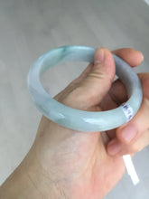 Load image into Gallery viewer, 59.2mm Certified Type A 100% Natural green purple Jadeite Jade bangle BQ56-6885
