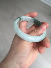 Load image into Gallery viewer, 57mm 100% natural Type A sunny green white purple jadeite jade bangle BN5-8234
