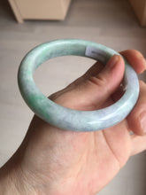 Load image into Gallery viewer, 59mm Certified Type A 100% Natural sunny green purple Jadeite Jade bangle BP40-1180
