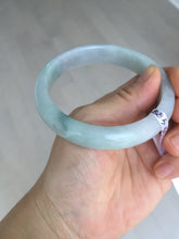 Load image into Gallery viewer, 59.2mm Certified Type A 100% Natural green purple Jadeite Jade bangle BQ56-6885
