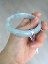 Load image into Gallery viewer, 59.2mm Certified Type A 100% Natural green purple Jadeite Jade bangle BQ56-6885
