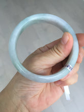 Load image into Gallery viewer, 59.2mm Certified Type A 100% Natural green purple Jadeite Jade bangle BQ56-6885
