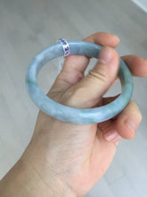 Load image into Gallery viewer, 59.2mm Certified Type A 100% Natural green purple Jadeite Jade bangle BQ56-6885
