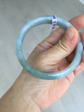 Load image into Gallery viewer, 59.2mm Certified Type A 100% Natural green purple Jadeite Jade bangle BQ56-6885
