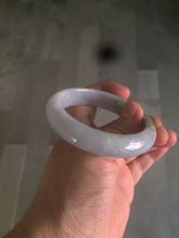 Load image into Gallery viewer, 52.8mm Certificated light green, white, purple, brown jadeite jade bangle K129-0614
