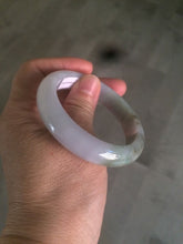 Load image into Gallery viewer, 52.8mm Certificated light green, white, purple, brown jadeite jade bangle K129-0614
