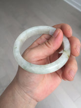 Load image into Gallery viewer, 54.7mm Certified 100% natural Type A fresh sunny green white jadeite jade bangle BN3-6337
