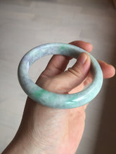 Load image into Gallery viewer, 59mm Certified Type A 100% Natural sunny green purple Jadeite Jade bangle BP38-1181
