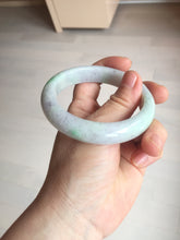 Load image into Gallery viewer, 57.2mm Certified Type A 100% Natural sunny green purple Jadeite Jade bangle BP43-0620
