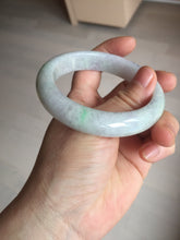 Load image into Gallery viewer, 57.2mm Certified Type A 100% Natural sunny green purple Jadeite Jade bangle BP43-0620
