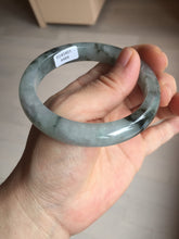 Load image into Gallery viewer, 56.9mm 100% natural Type A dark green Chinese painting (水墨) jadeite jade bangle AH94-4484
