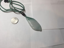Load image into Gallery viewer, 59mm Type A 100% Natural white green Magnolia Petal pendant/worry stone PB189
