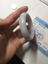 Load image into Gallery viewer, 51mm certified 100% natural Type A light green purple white jadeite jade bangle PB190-3883
