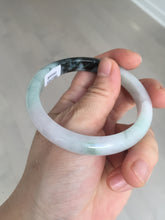 Load image into Gallery viewer, 57.2mm certified Type A 100% Natural icy watery light green sunny green purple Jadeite Jade bangle BQ64-5668
