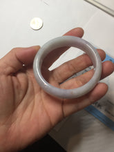 Load image into Gallery viewer, 51mm certified 100% natural Type A light green purple white jadeite jade bangle PB190-3883
