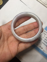 Load image into Gallery viewer, 51mm certified 100% natural Type A light green purple white jadeite jade bangle PB190-3883
