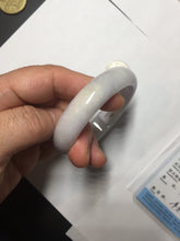 Load image into Gallery viewer, 51mm certified 100% natural Type A light green purple white jadeite jade bangle PB190-3883
