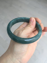 Load image into Gallery viewer, 61mm Certified Type A 100% Natural green/blue/gray/black Guatemala Jadeite bangle BL29-5764
