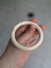 Load image into Gallery viewer, 53.8mm 100% natural beige yellow pink Coral Jade (珊瑚玉) bangle XY63
