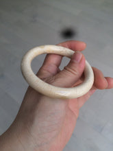 Load image into Gallery viewer, 53.8mm 100% natural beige yellow pink Coral Jade (珊瑚玉) bangle XY63
