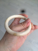 Load image into Gallery viewer, 53.8mm 100% natural beige yellow pink Coral Jade (珊瑚玉) bangle XY63
