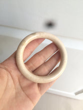 Load image into Gallery viewer, 53.8mm 100% natural beige yellow pink Coral Jade (珊瑚玉) bangle XY63
