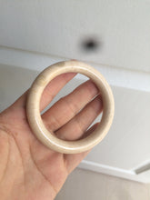 Load image into Gallery viewer, 53.8mm 100% natural beige yellow pink Coral Jade (珊瑚玉) bangle XY63
