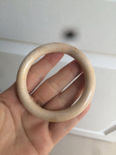 Load image into Gallery viewer, 53.8mm 100% natural beige yellow pink Coral Jade (珊瑚玉) bangle XY63
