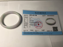 Load image into Gallery viewer, 51.5mm certified Type A 100% Natural sunny green purple oval Jadeite Jade bangle PC5-4031
