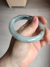 Load image into Gallery viewer, 52.3mm certified 100% natural Type A icy watery dark green jadeite jade bangle AH103-4490
