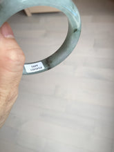 Load image into Gallery viewer, 52.3mm certified 100% natural Type A icy watery dark green jadeite jade bangle AH103-4490
