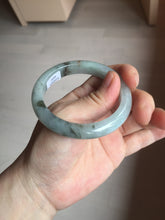 Load image into Gallery viewer, 52.3mm certified 100% natural Type A icy watery dark green jadeite jade bangle AH103-4490
