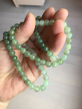 Load image into Gallery viewer, 6.7mm 100% natural type A icy watery jadeite jade beads bracelet group BP149
