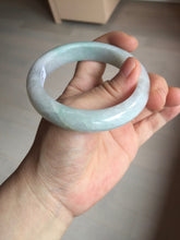 Load image into Gallery viewer, 56.5mm certified 100% natural type A white/light green white purple jadeite jade bangle AH100-0545
