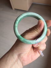 Load image into Gallery viewer, 56.5mm Certified Type A 100% Natural sunny green Jadeite Jade bangle AU7-4441
