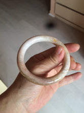 Load image into Gallery viewer, 55mm 100% natural beige yellow pink round cut Coral Jade (珊瑚玉) bangle SY37
