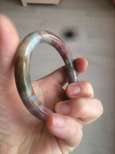 Load image into Gallery viewer, 55.4 100% natural red/yellow/brown/black round cut ocean jasper bangle SY44
