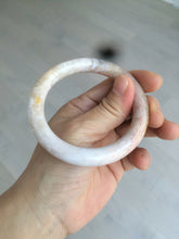 Load image into Gallery viewer, 55mm 100% natural beige yellow pink round cut Coral Jade (珊瑚玉) bangle SY37
